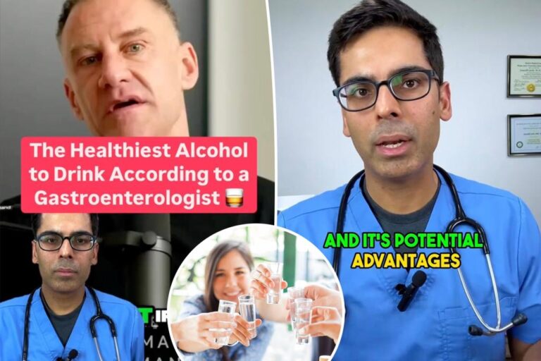 The healthiest kind of alcohol, according to a GI doctor

